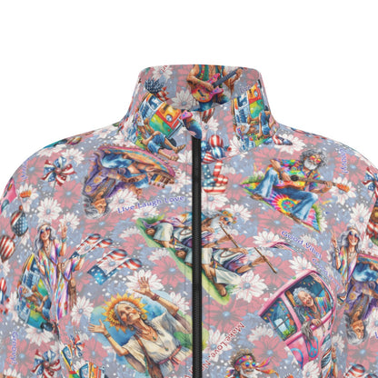 8 Patriotic Designs, Women’s Long Sleeve Thumbhole Jacket