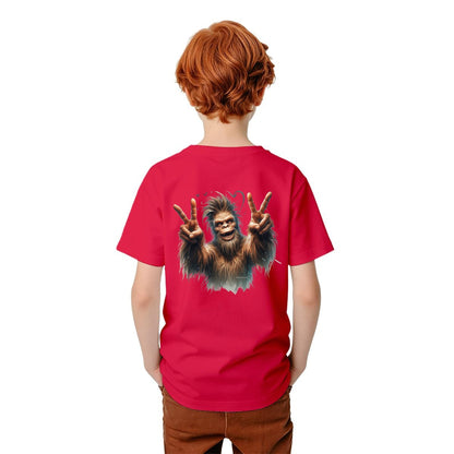 Bigfoot Sasquatch Designs, Kid’s Double Sided Gildan 5000B T Shirt