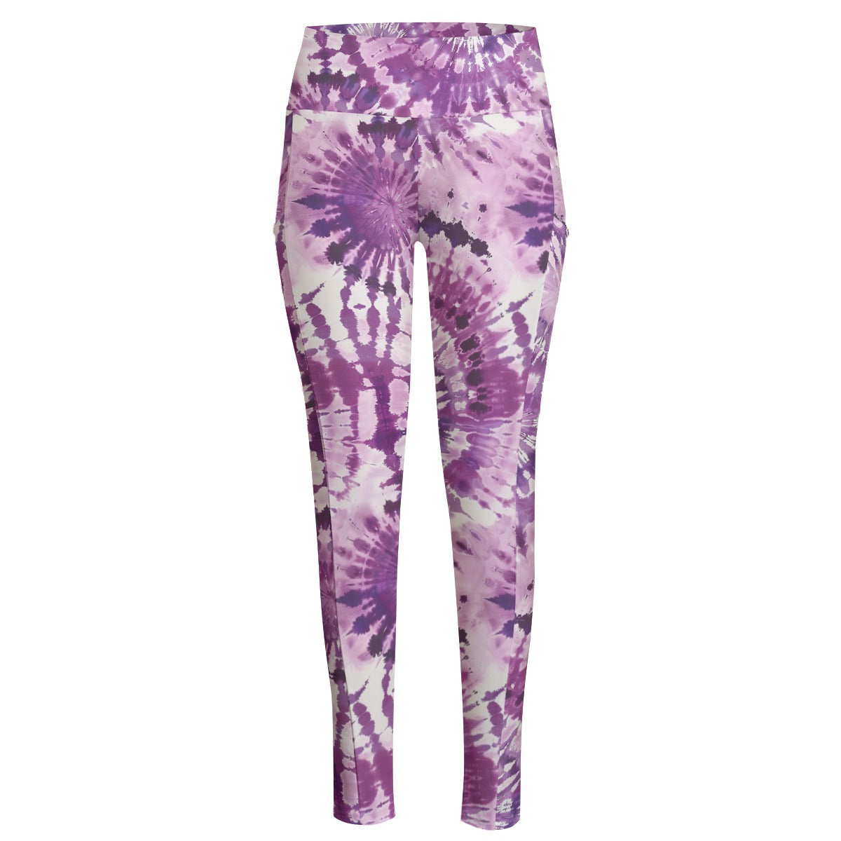 10 Tie Dye Designs, Women’s High Waist Leggings w/ Pocket