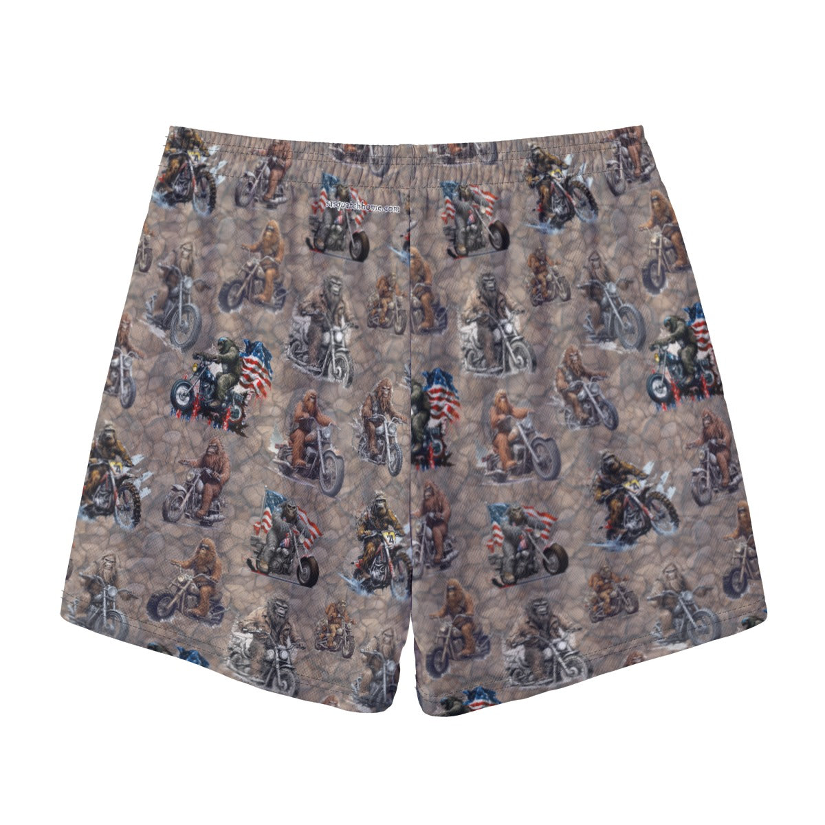 10 Bigfoot / Sasquatch Designs, Men’s Sports, Pocketed Shorts