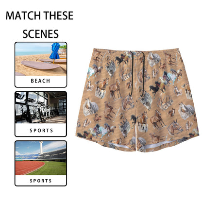 10 Misc Designs, Men’s Sports, Pocketed Shorts