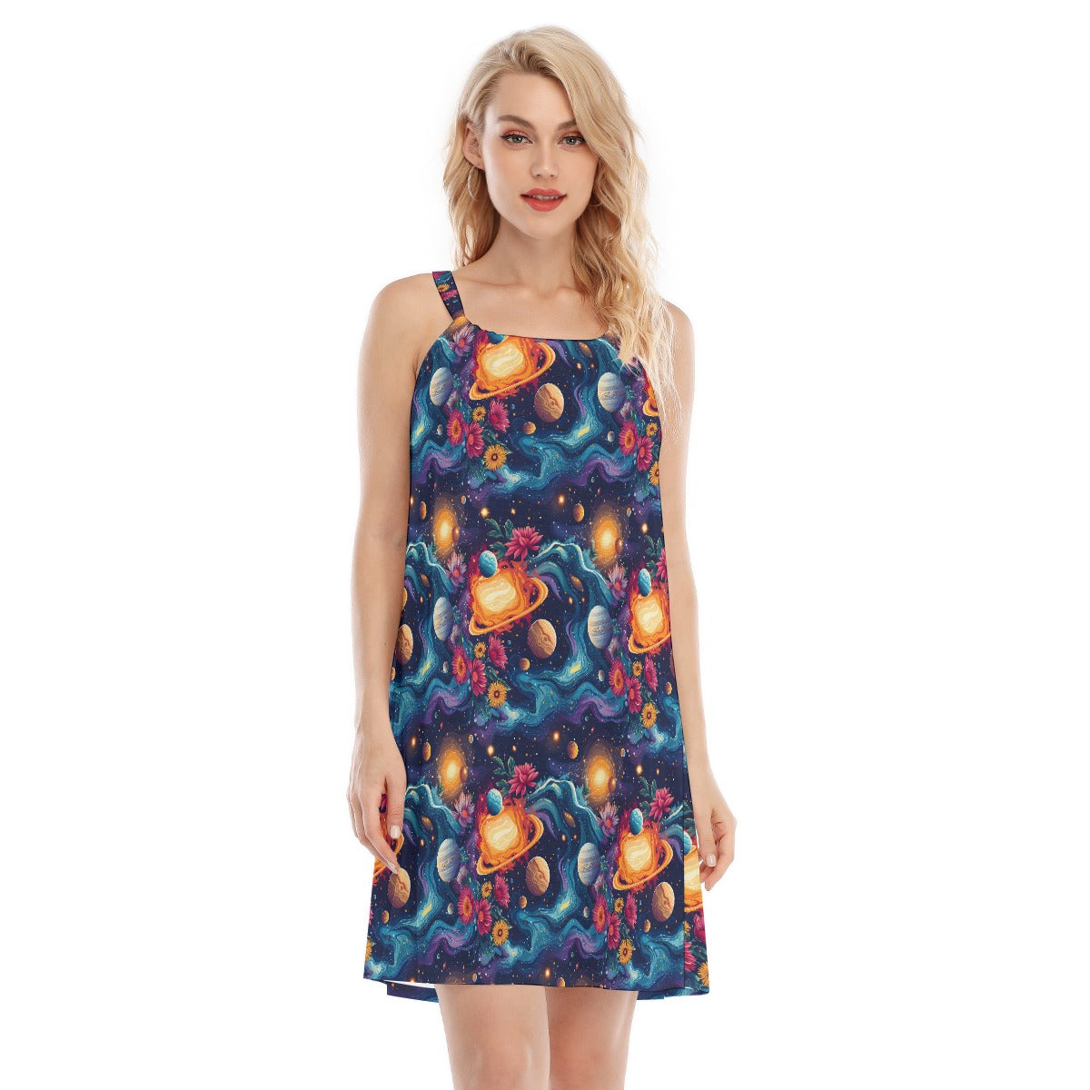 12 Galaxy / Outer Space Designs, Woman’s Sleeveless Cami Dress