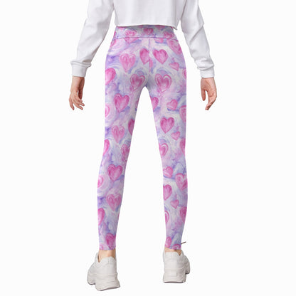 Heart Design, Kid’s Leggings
