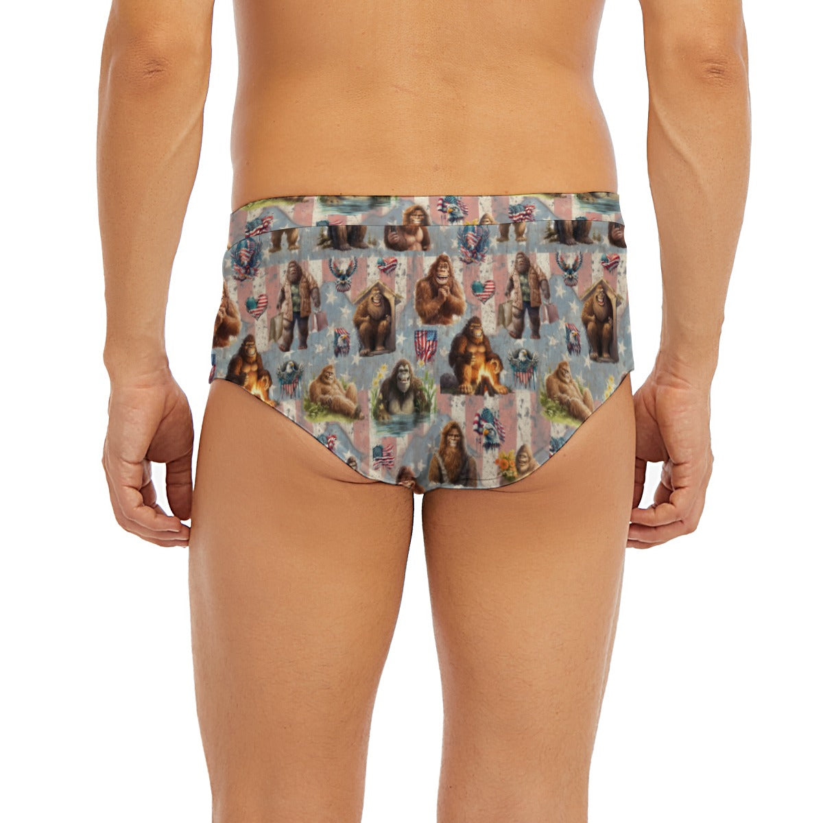 Bigfoot / Sasquatch Men’s Polyester Triangle, Low Rise Underwear