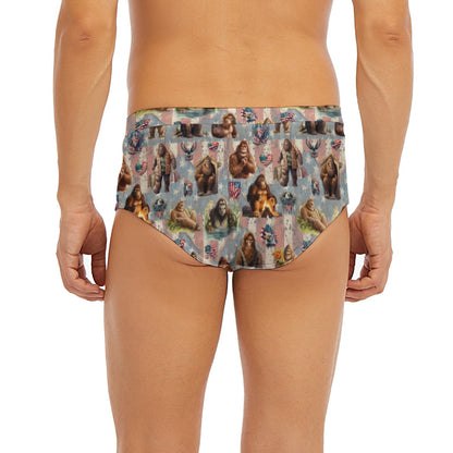 Bigfoot / Sasquatch Men’s Polyester Triangle, Low Rise Underwear