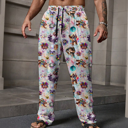 10 Bigfoot / Sasquatch Designs, Men’s Loose Casual Pants W/ Pocket