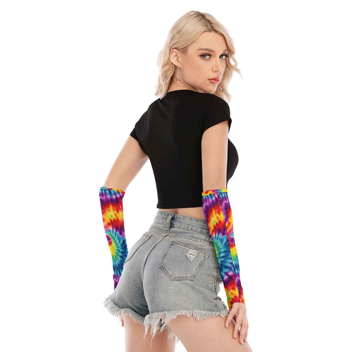 Tie Dye 19 Designs, Unisex long Gloves