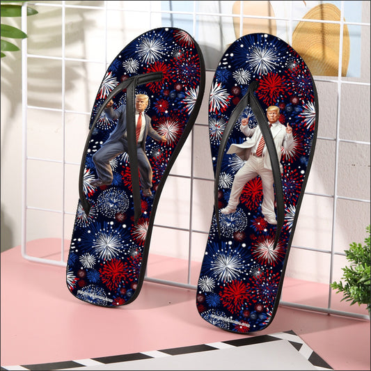 Donald Trump Dancing, Men’s Flip Flops, Summer Shoes
