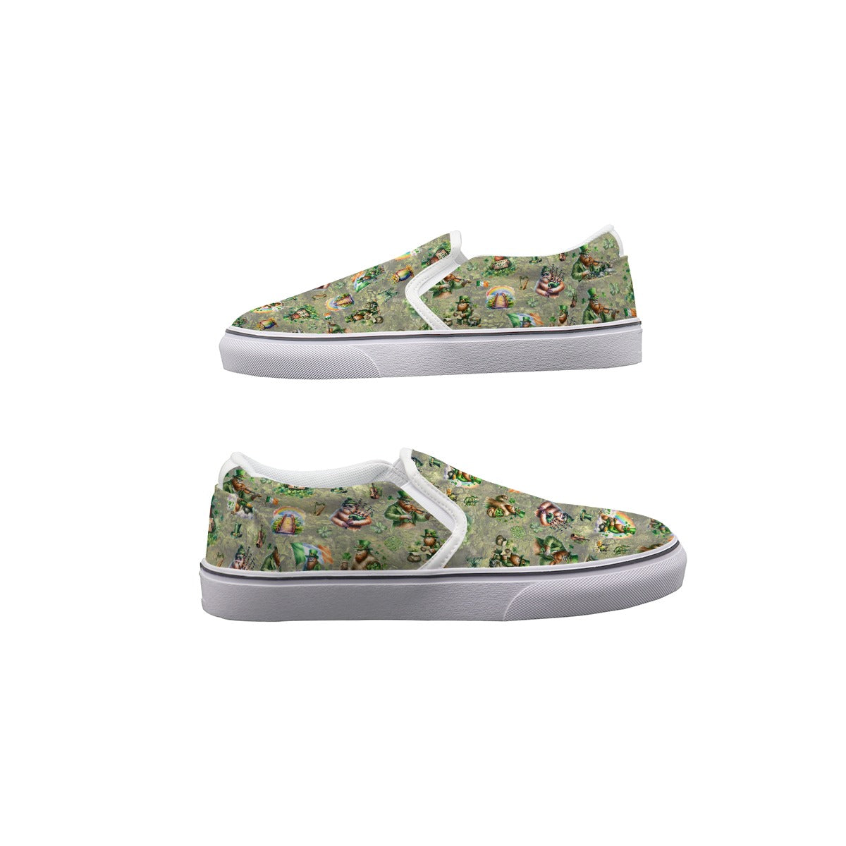 12 Bigfoot Designs Kids Slip On Canvas Sneakers, Slip On Shoes, No Touch Shoes