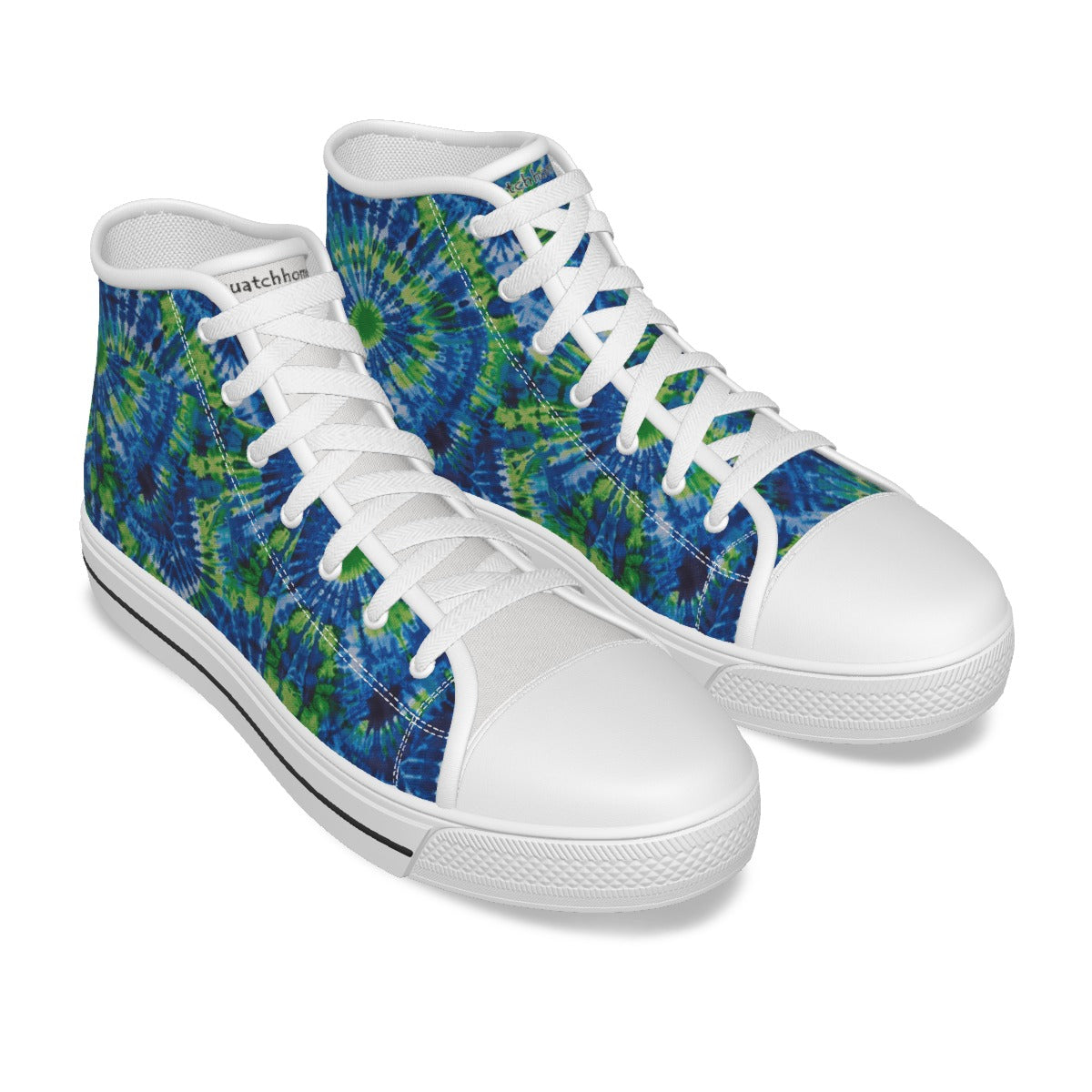 16 Tie Dye Designs, Kids Canvas Sneaker, Tennis Shoes
