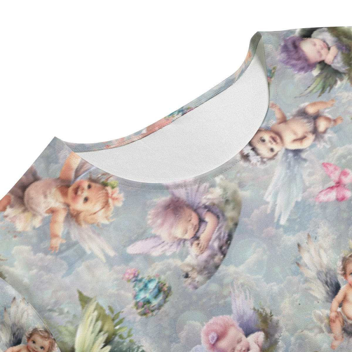 6 Fairy Designs, Women’s 2 Piece T Shirt Set With Short Sleeve