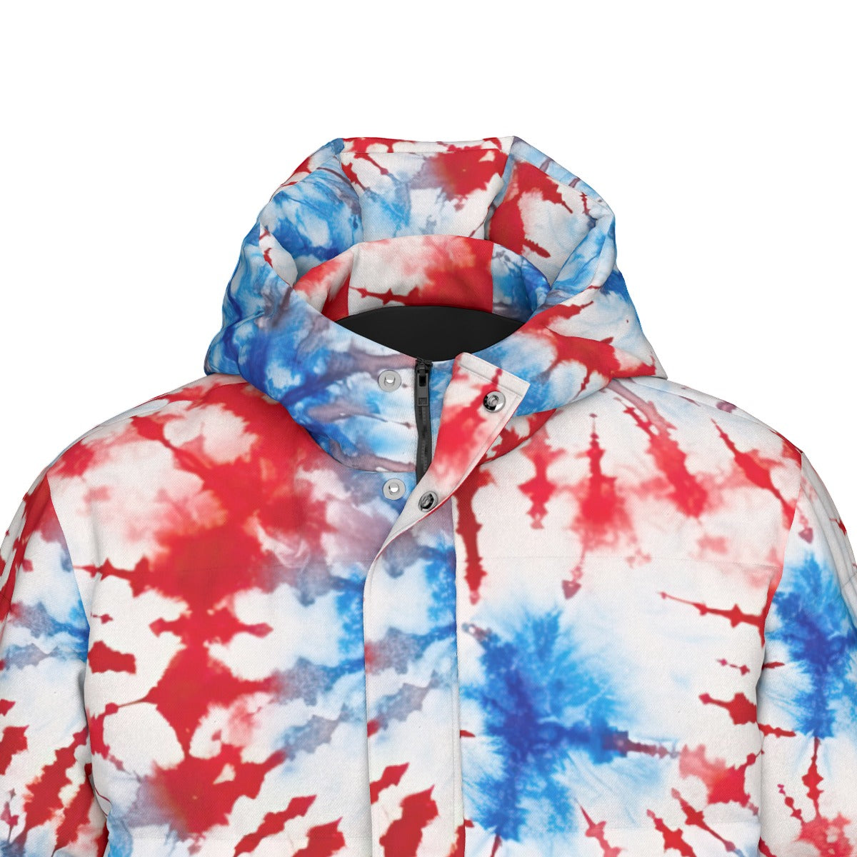10 Tie Dye Designs, Long Down Jacket / Coat