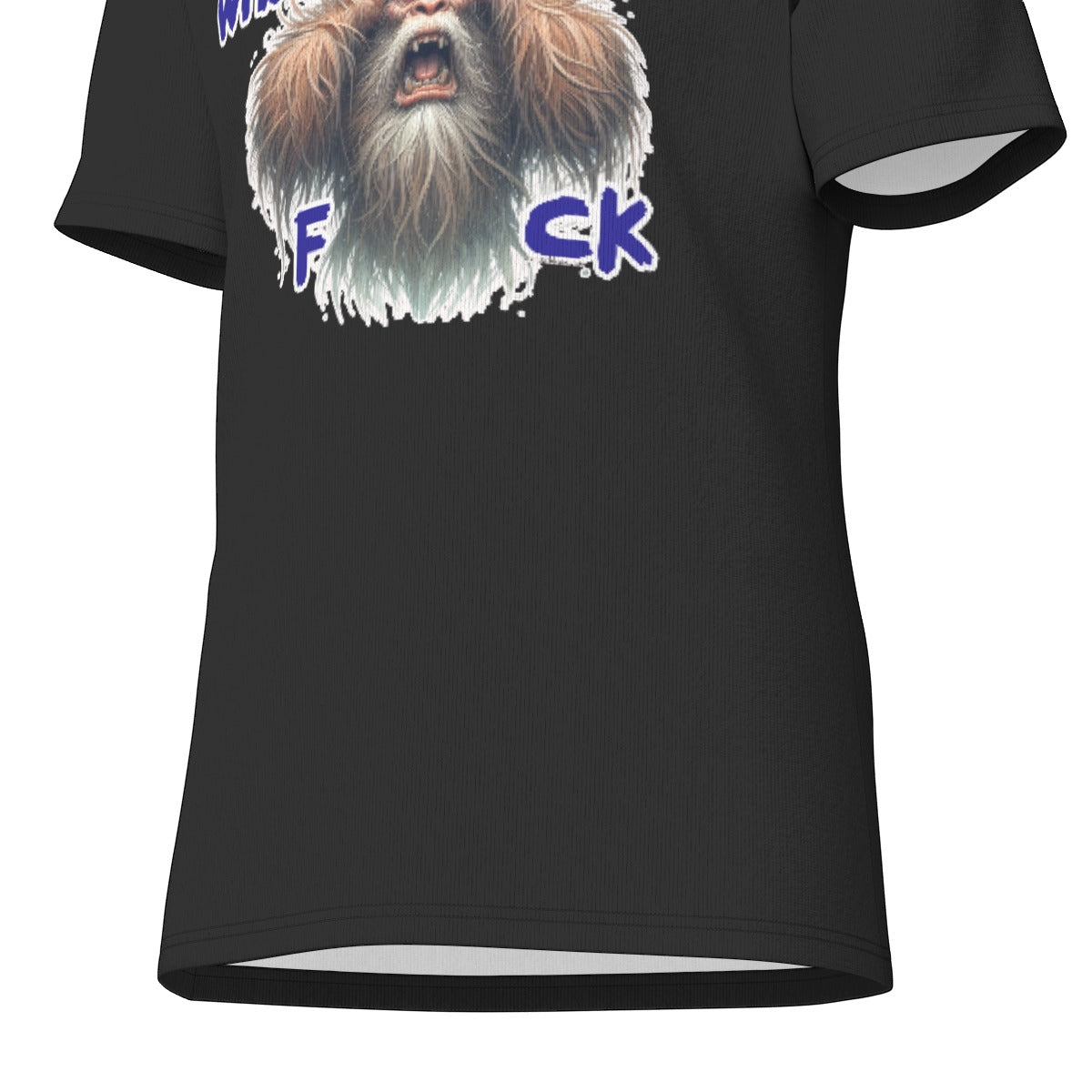 Bigfoot / Sasquatch "WTF", Unisex Short Sleeve O-Neck Cotton T Shirt