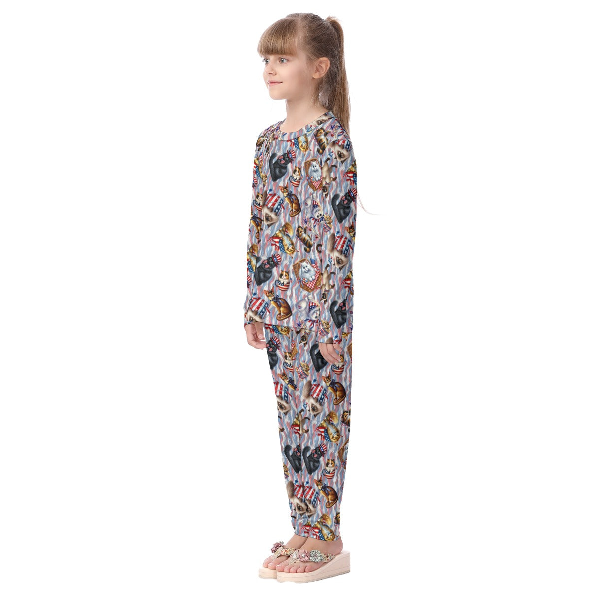 8 Patriot Designs Kid's Pajamas Set