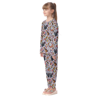 8 Patriot Designs Kid's Pajamas Set