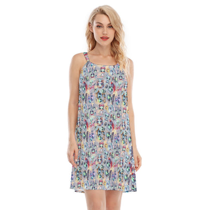 6 Alien Designs, Woman’s Sleeveless Cami Dress