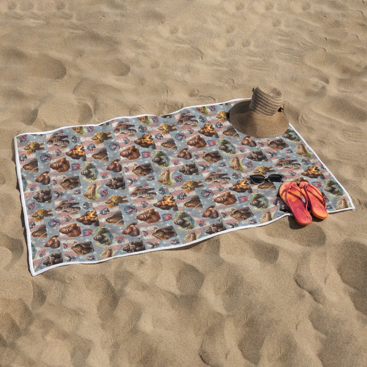 Bigfoot, Sasquatch, Many Sizes Towels, Beach Towel, Hand towel