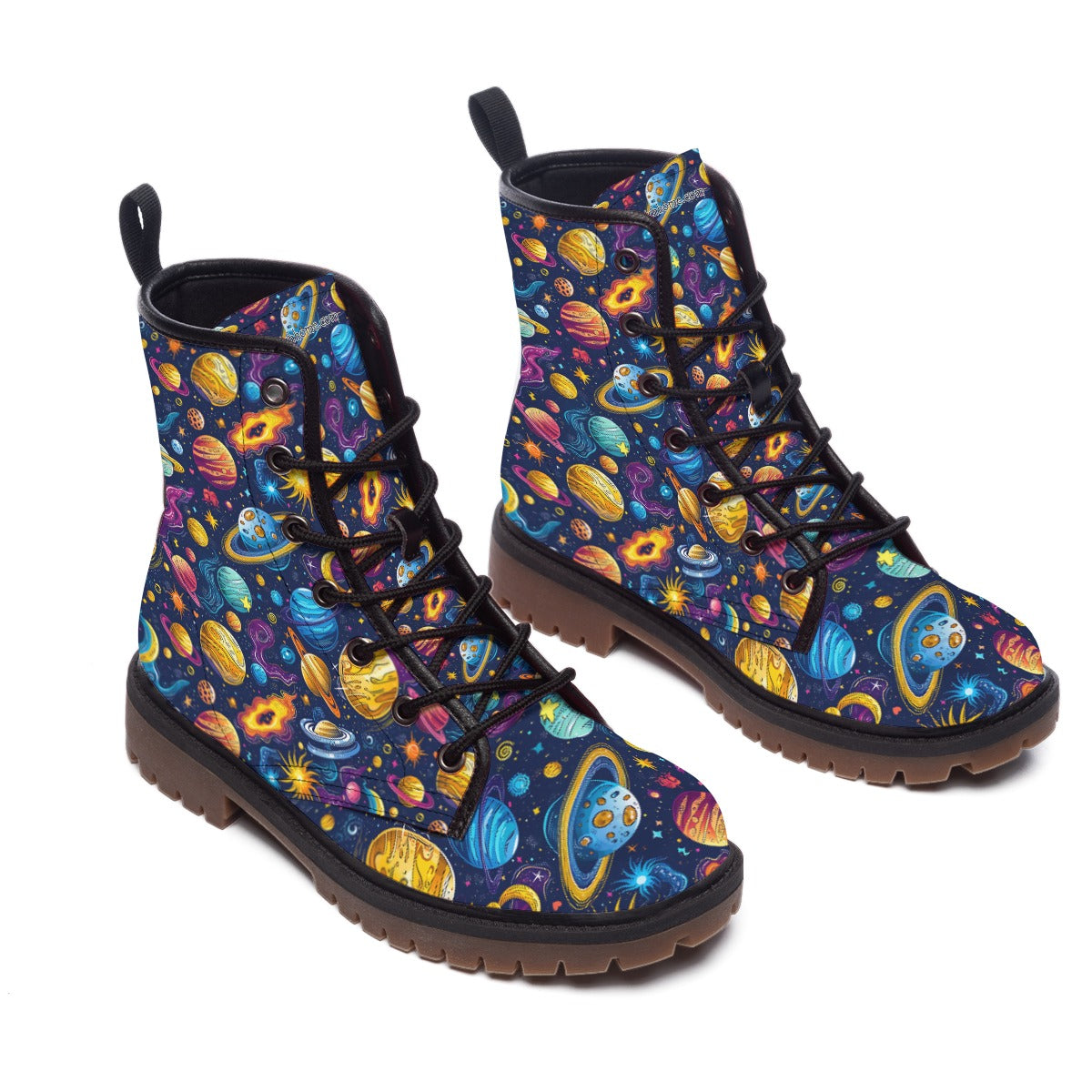 12 Galaxy / Outer Space Designs, Men’s Martin Short Boots