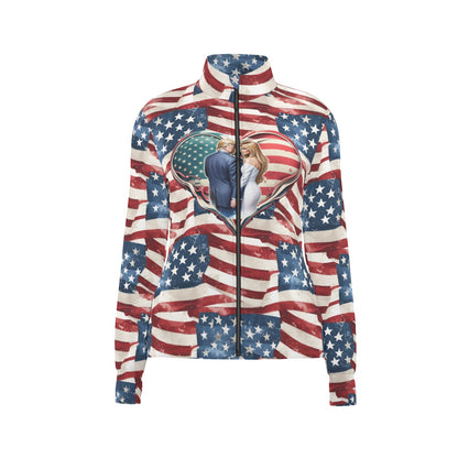 Donald & Melania Trump, Women’s Long Sleeve Thumbhole Jacket