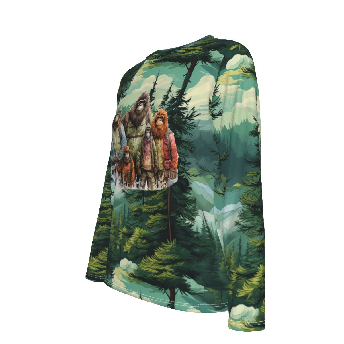 Bigfoot Family, Women’s Cotton Oversized Tee Shirt