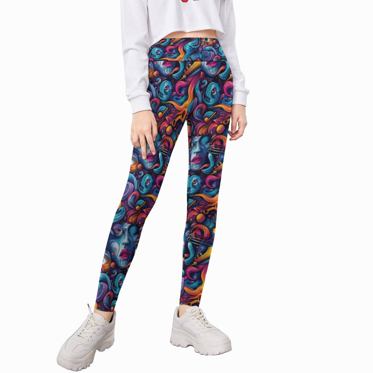 12 Galaxy / Outer Space Designs, Kid’s Leggings