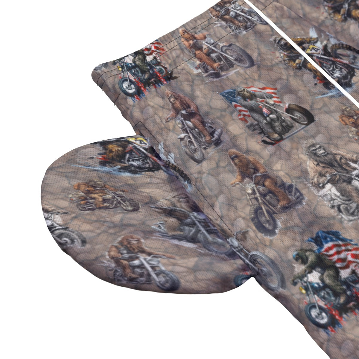 10 Bigfoot / Sasquatch Designs, Men’s Sports, Pocketed Shorts