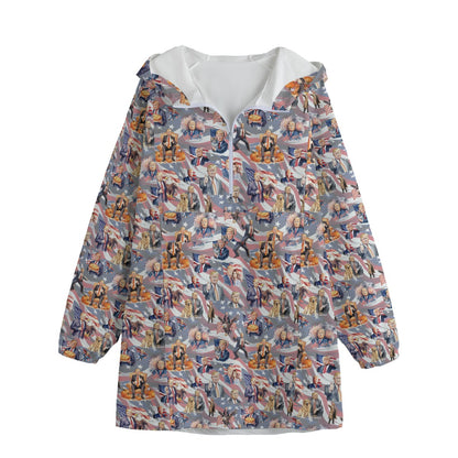 10 Donald Trump Designs, Adult Windbreaker Long Jacket