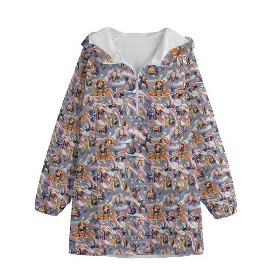 10 Donald Trump Designs, Adult Windbreaker Long Jacket