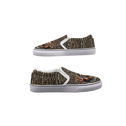 Bigfoot, Sasquatch Kids Slip On Canvas Sneakers, Slip On Shoes, No Touch Shoes