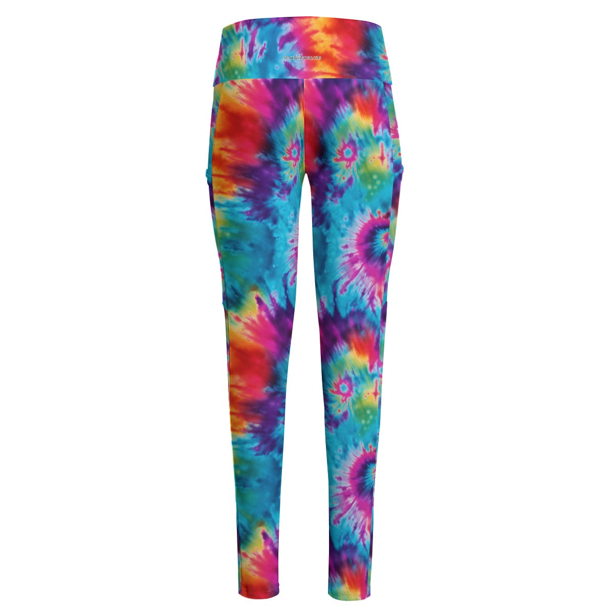 9 Tie Dye Designs, Women’s High Waist Leggings w/ Pocket