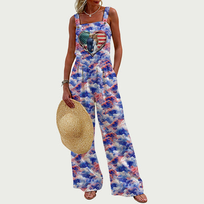 Donald & Melania Trump, Women’s Wide Leg Jumpsuit