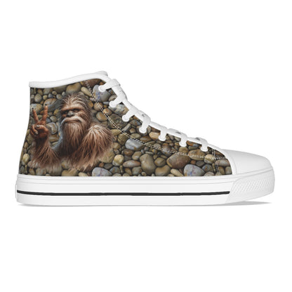 Bigfoot, Sasquatch Kids Canvas Sneaker, Tennis Shoes