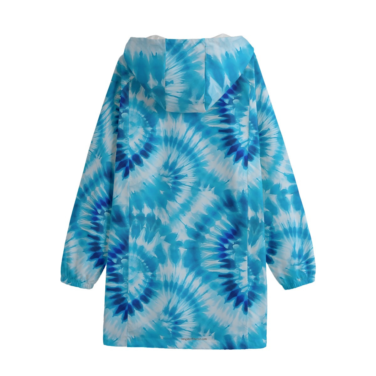 10 Tie Dye Designs, Adult Windbreaker Long Jacket