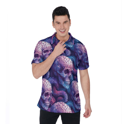 Colorful Skulls, Men's Polo Shirts