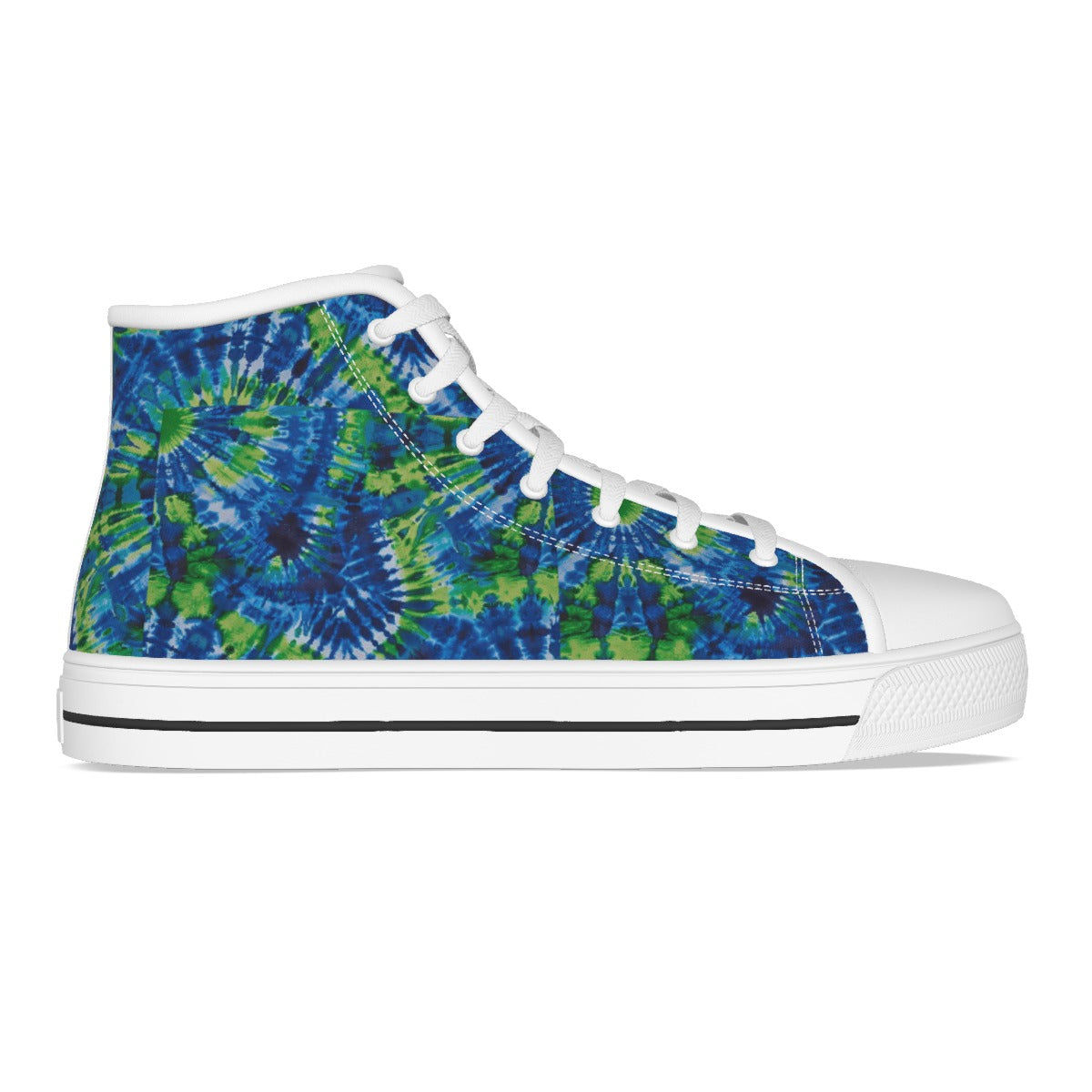 16 Tie Dye Designs, Kids Canvas Sneaker, Tennis Shoes
