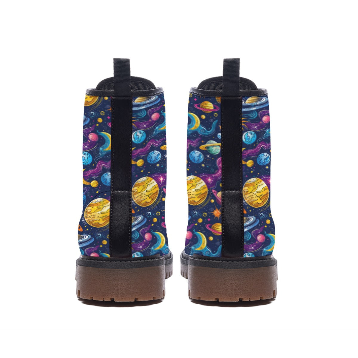 12 Galaxy / Outer Space Designs, Men’s Martin Short Boots