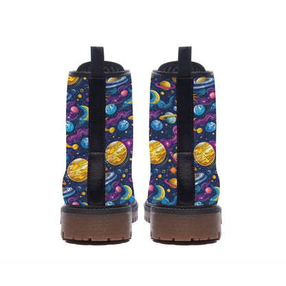 12 Galaxy / Outer Space Designs, Men’s Martin Short Boots