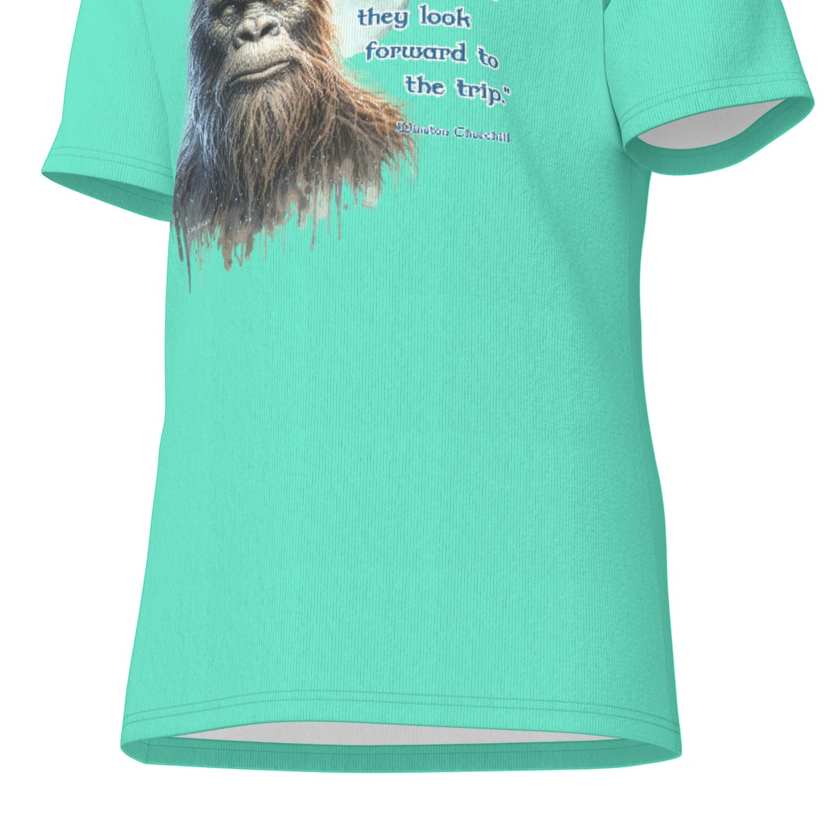 Bigfoot / Sasquatch "Tack is the ability...", Unisex Short Sleeve O-Neck Cotton T Shirt