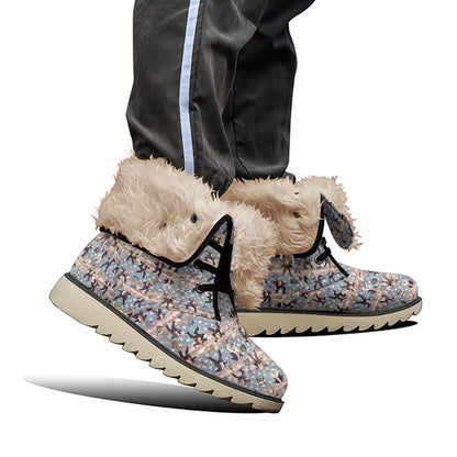 Trump All-Over Print Women's Plush Boots Set 2 of 2