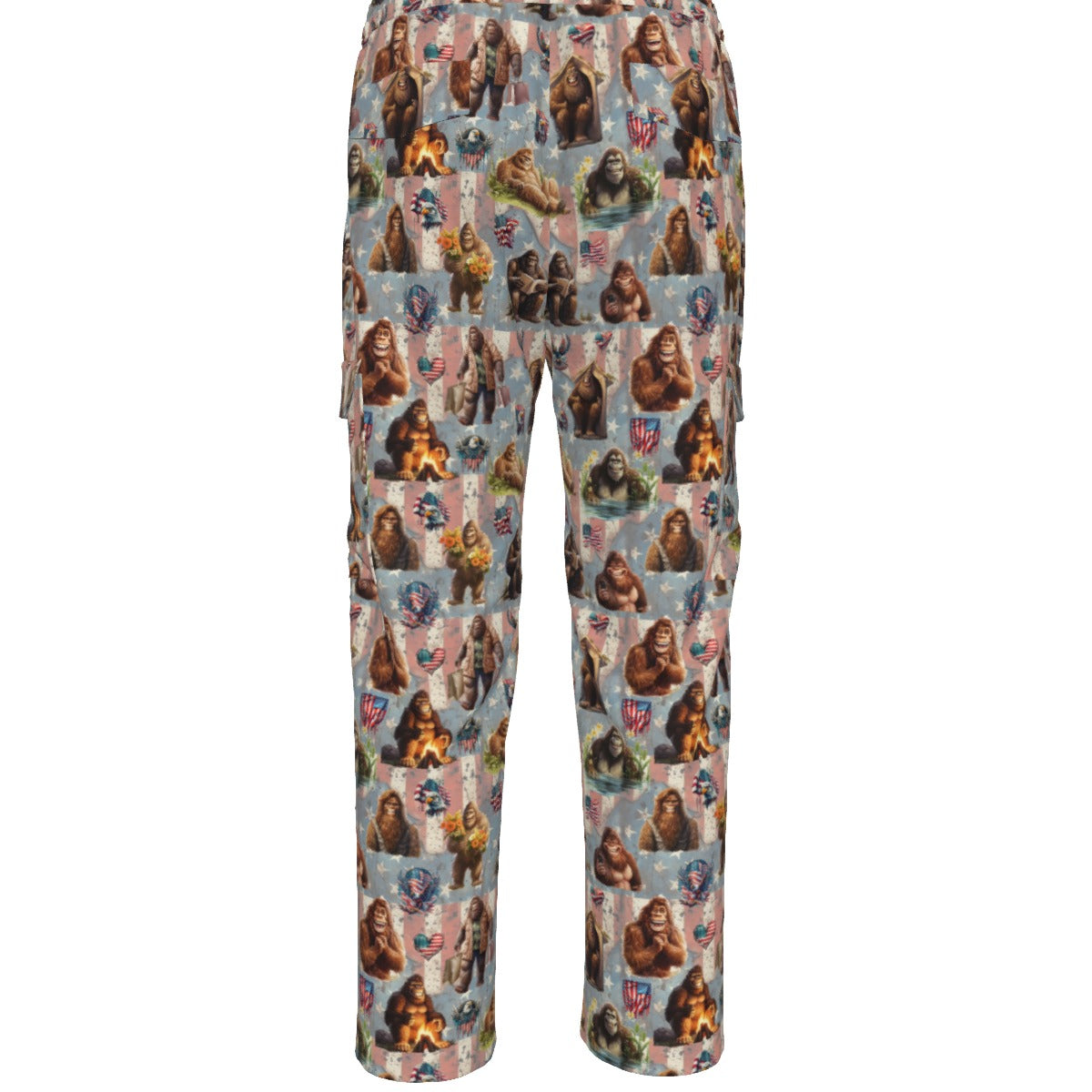 10 Bigfoot / Sasquatch Designs, Men’s Cargo Pants w/ Pockets