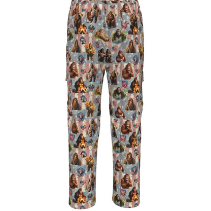 10 Bigfoot / Sasquatch Designs, Men’s Cargo Pants w/ Pockets