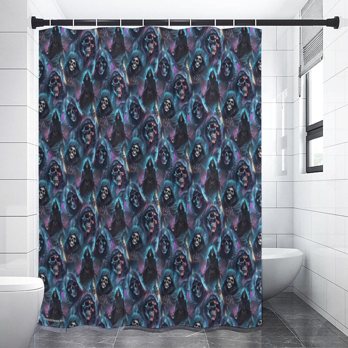 Grim Reaper, Polyester Shower Curtain in 4 sizes