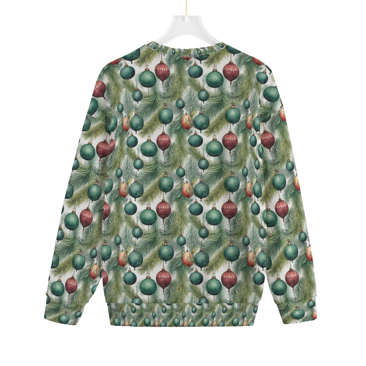 UGLY SWEATER - Bigfoot, Sasquatch,  Drop-shoulder Knitted Fleece Sweater