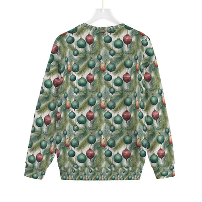 UGLY SWEATER - Bigfoot, Sasquatch,  Drop-shoulder Knitted Fleece Sweater