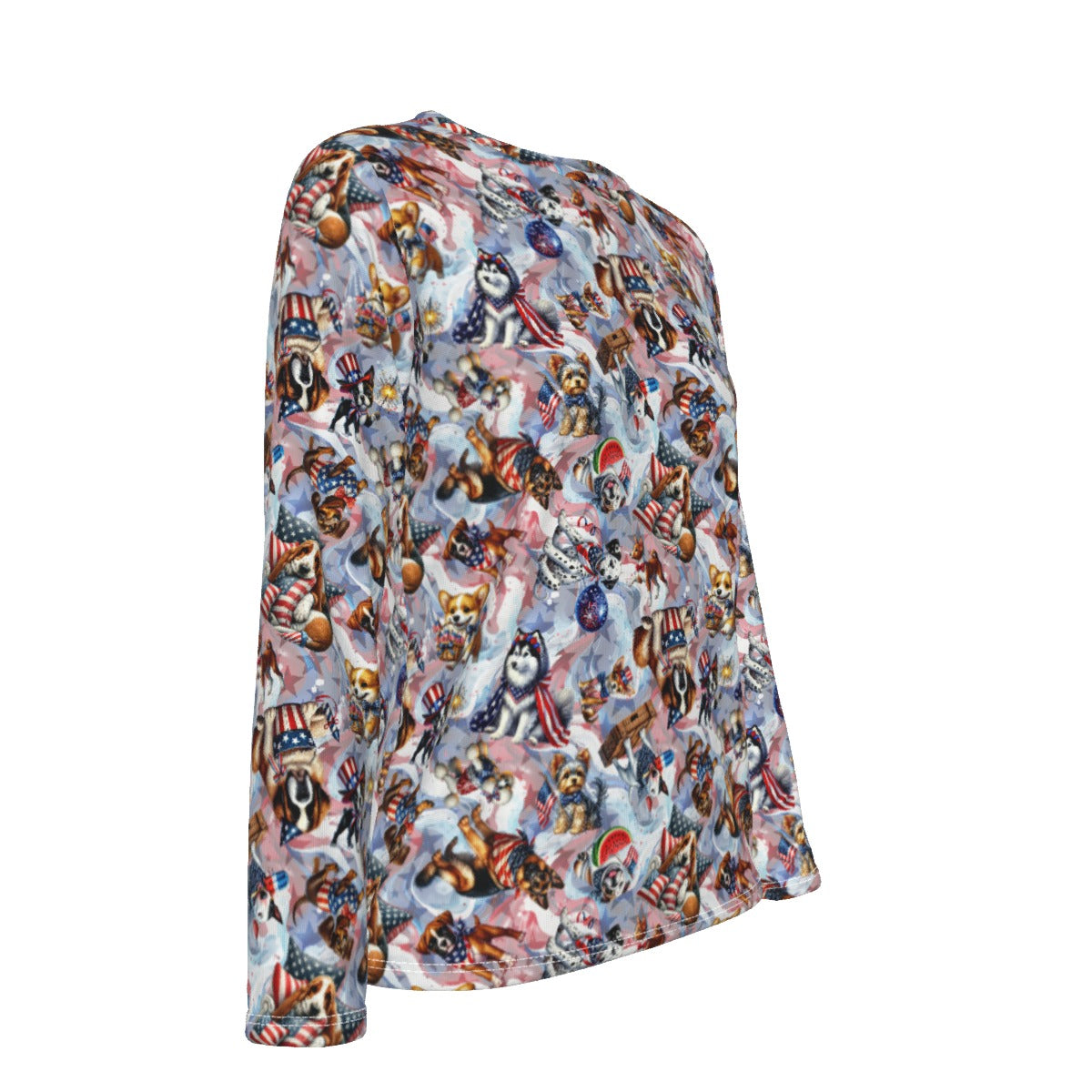 8 Patriot Designs, Women’s Oversized Cotton Tee Shirt