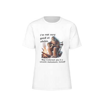 Bigfoot / Sasquatch, "I'm not good...", Unisex Short Sleeve O-Neck Cotton T Shirt