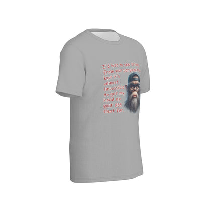 Bigfoot / Sasquatch "I'd love to see..." , Unisex Short Sleeve O-Neck Cotton T Shirt