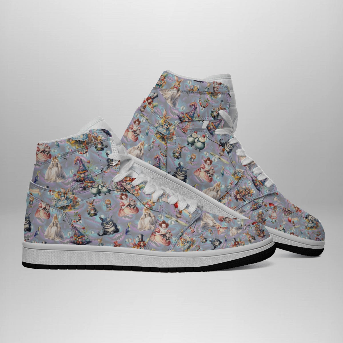 Amazing Designs - Mens high top, lace-up, leather shoes
