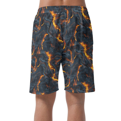 Fire Dragon on Lava, Men’s Lightweight Casual Shorts