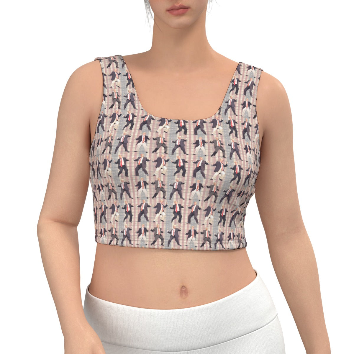 Donald Trump, MAGA  Women's Back Cross Sports Bra